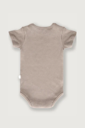 Kortærmet bodystocking i rib