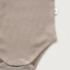 Kortærmet bodystocking i rib