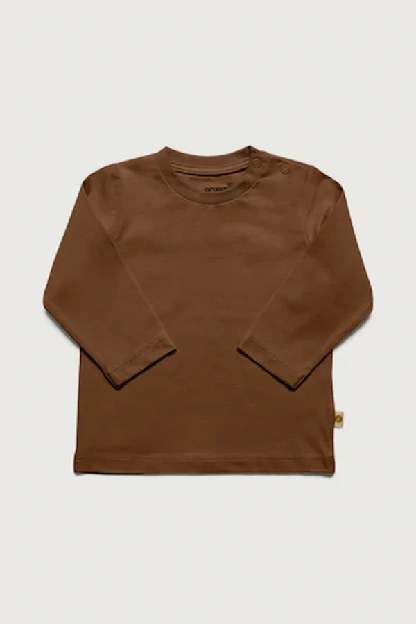 langaermettshirt01_coffee Langærmet T-shirt