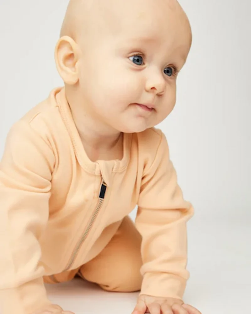 langærmet heldragt på baby