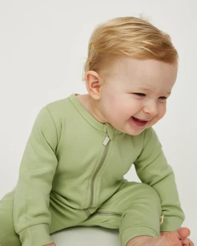 langærmet heldragt på baby